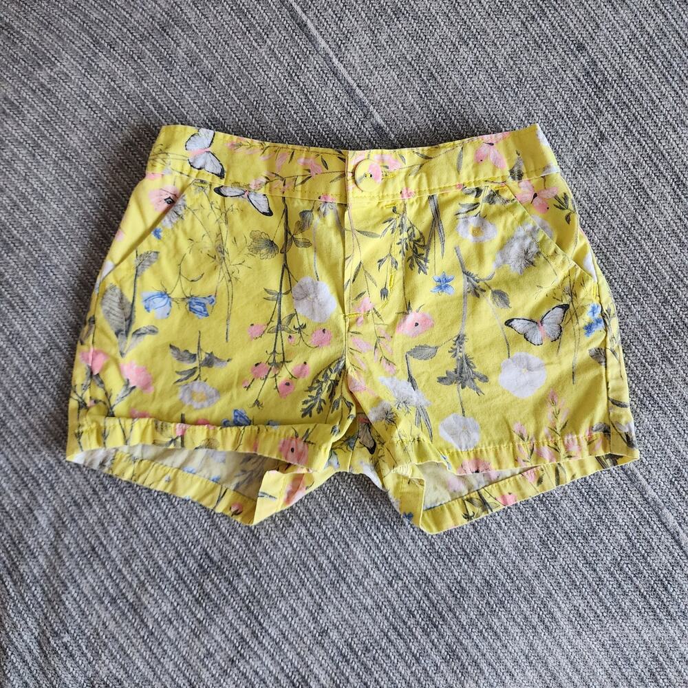 Carter's Floral and Butterfly Print Twill Shorts